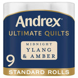 Andrex Ultimate Quilts Midnight Ylang  Amber Scented Toilet Rolls x9