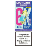 Lost Mary BM6000 Pineapple Ice Refillable Kit 20mgml