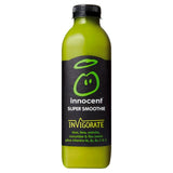 Innocent Super Smoothie Invigorate Kiwi Lime Cucumber Matcha Flax Seeds 750ml