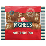 McGhees Family Bakers White Rolls with Sourdough x4