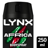 Lynx Africa 48h Deodorant Body Spray for Men 250ml