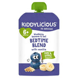 Kiddylicious Blueberry Banana Oat Bedtime Blend with Vanilla Pouch Baby Food 100g
