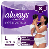Always Discreet Postpartum Adult Incontinence Pants Size L