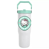 Hello Kitty Green White Stainless Steel Soda Cup - 850ml