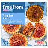 Sainsburys Free From Pecan Tarts x4 200g
