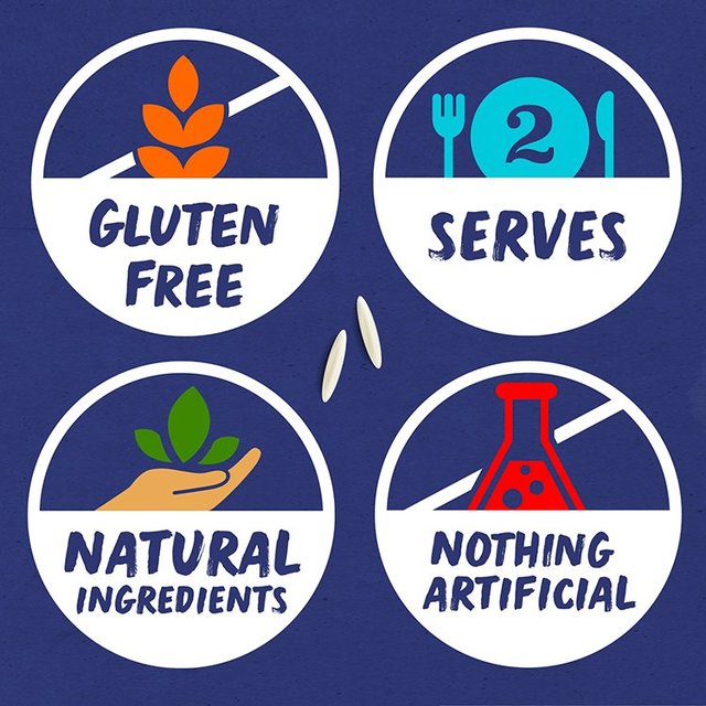 Tilda Microwave White & Brown Basmati Rice 250g GOODS M&S