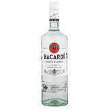 Bacardi Carta Blanca Superior White Rum 1L - McGrocer