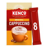 Kenco Cappuccino Instant Coffee Sachets   8 per pack - McGrocer