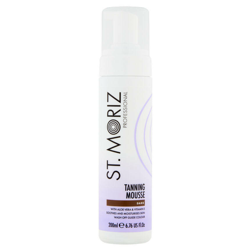 St. Moriz Self Tanning Mousse Dark Suncare & Travel ASDA