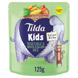 Tilda Kids Vegetable & Wholegrain Rice 125g GOODS M&S