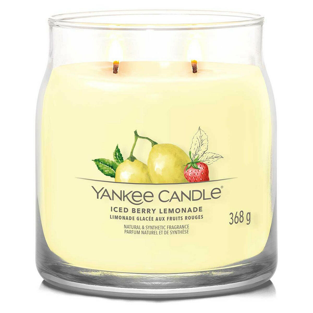 Yankee Candle Signature Medium Jar Iced Berry Lemonade GOODS Boots