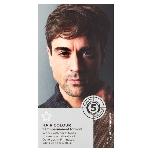 Superdrug Colour For Men Medium Brown 5.0 GOODS Superdrug