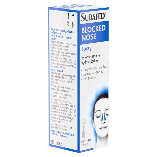 Sudafed Blocked Nose Spray 15ml GOODS M&S