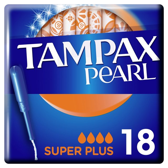 Tampax Pearl Super Plus Tampons 18 per pack GOODS M&S
