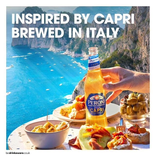Peroni Stile Capri Beer Lager Bottles 10 x 330ml - McGrocer