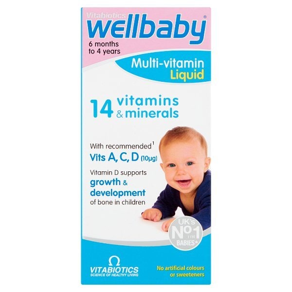 Vitabiotics Wellbaby Natural Orange Flavour Syrup 150ml GOODS Superdrug