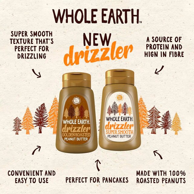 Whole Earth Drizzler Peanut Butter 320g - McGrocer