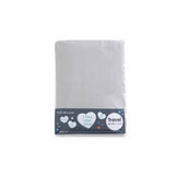 Clair De Lune Fitted Sheet Twin Pack Travel White - McGrocer