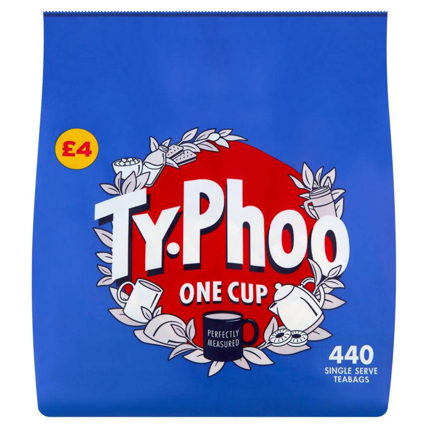 Typhoo One Cup 440 Single Serve Teabags GOODS ASDA