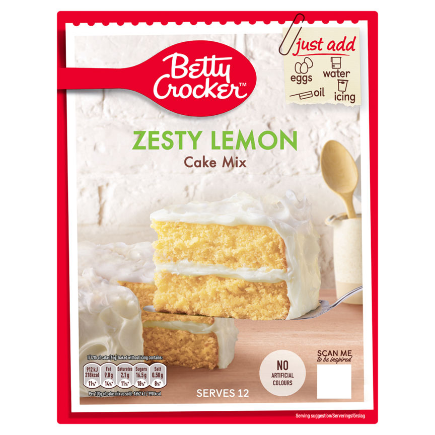 Betty Crocker Zesty Lemon Cake Mix - McGrocer