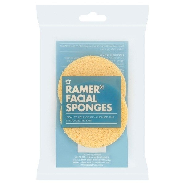 Superdrug Ramer Facial Sponge Twin Pack GOODS Superdrug
