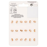 Superdrug Mix Gold Tone 9 Stud Pack GOODS Superdrug