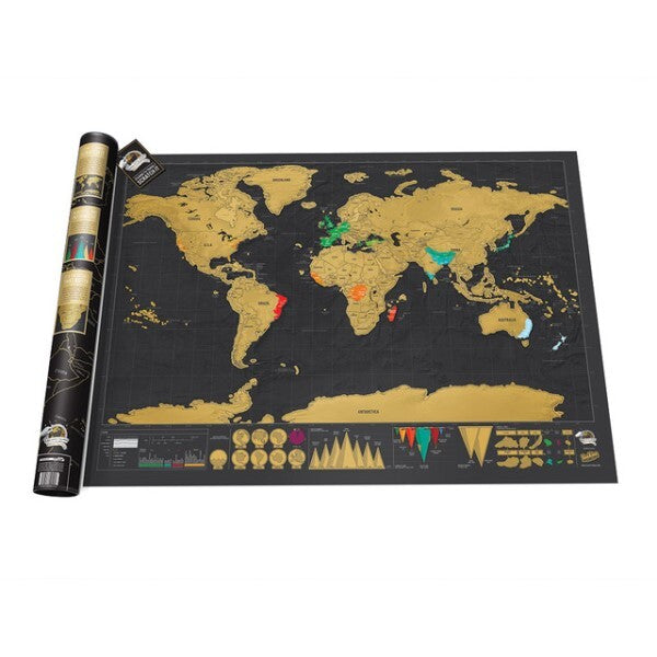 Suck UK Scratch Map Deluxe Edition GOODS Superdrug