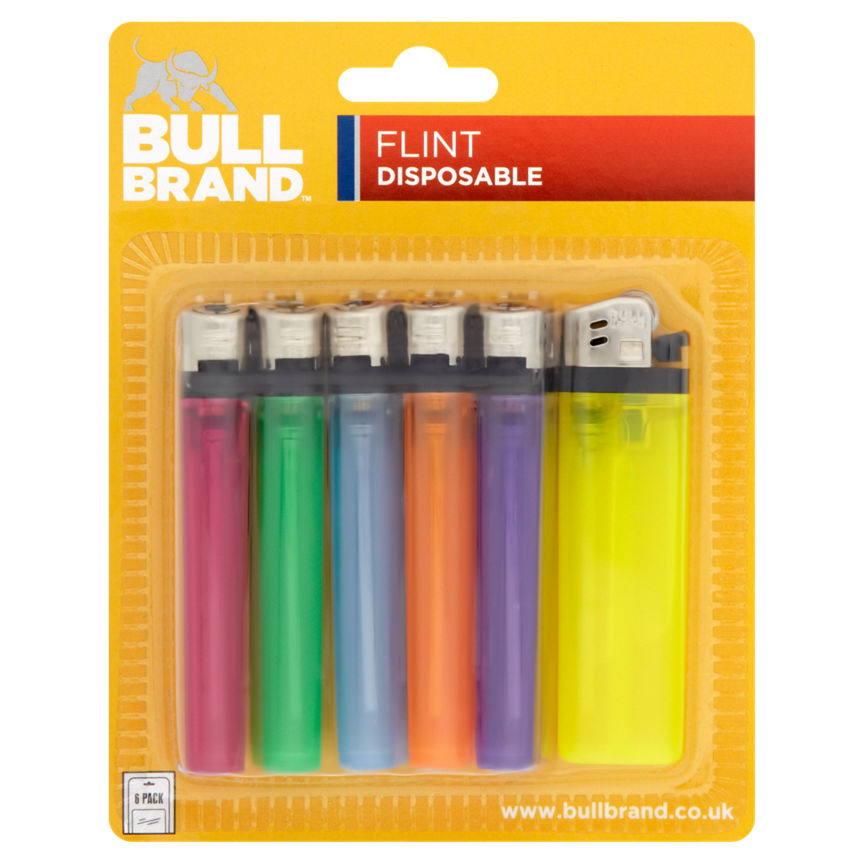 Bull Brand Brand Flint Disposable Lighters - McGrocer