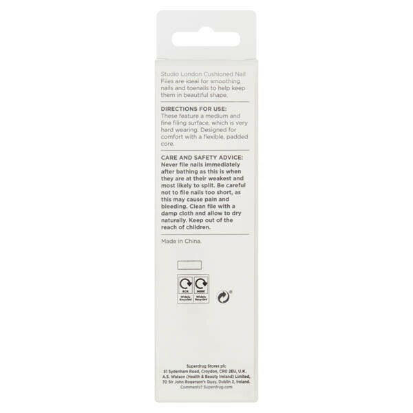 Studio London Nail File x2 GOODS Superdrug