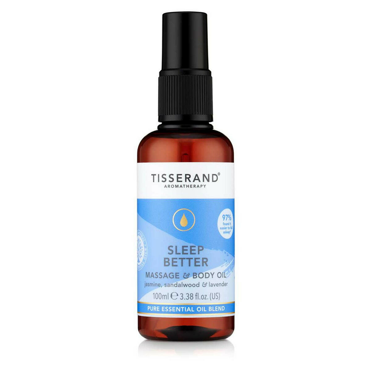 Tisserand Aromatherapy Sleep Better Massage & Body Oil 100ml Vitamins, Minerals & Supplements Boots