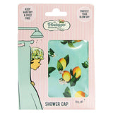 The Vintage Cosmetic Comapny Shower Cap Lemon Print GOODS Boots