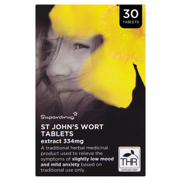 Superdrug St John's Wort Tablets x 30 GOODS Superdrug