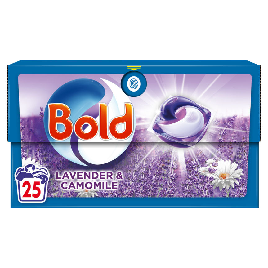 Bold All-in-1 PODS® Washing Liquid Capsules 25 Washes, Lavender & Camomile - McGrocer