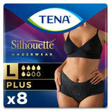 Tena Lady Silhouette Plus Noir Incontinence Pants Large 8 Pack GOODS ASDA