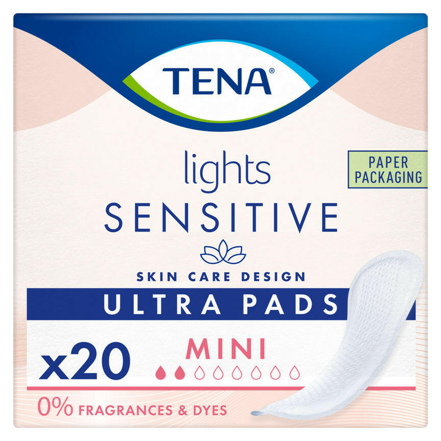 Tena lights Ultra Pads Mini 20 pack GOODS ASDA