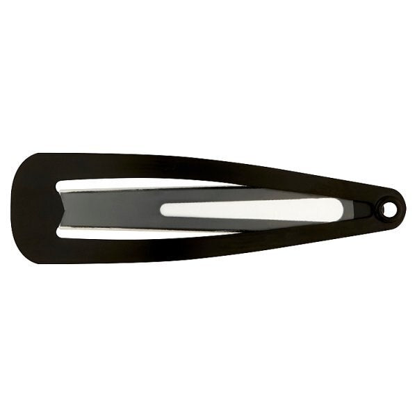 Superdrug Snap Hair Clips Black X6 GOODS Superdrug