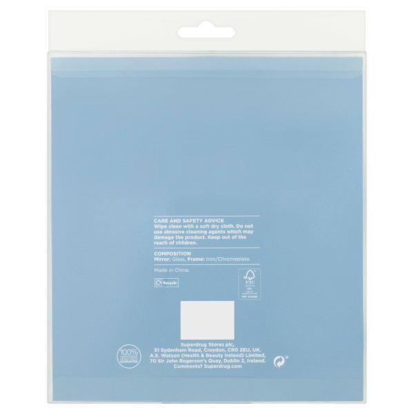 Superdrug Double Sided Mirror GOODS Superdrug