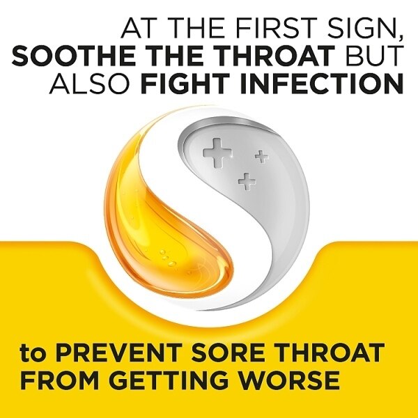 Strepsils Honey & Lemon Sore Throat Relief Lozenges 36s GOODS Superdrug