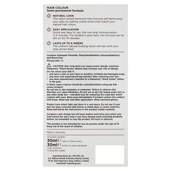 Superdrug Colour For Men Dark Blonde 7.0 GOODS Superdrug