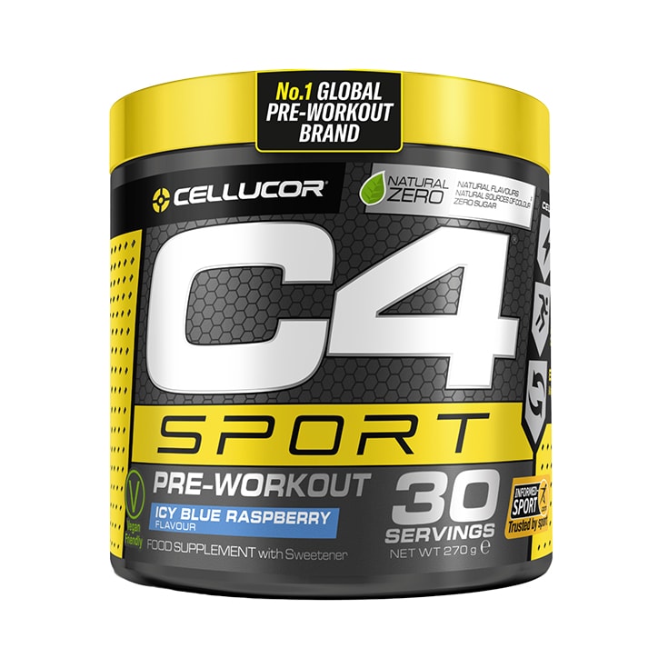 Cellucor C4 Sport Pre-Workout Icy Blue Raspberry 270g - McGrocer