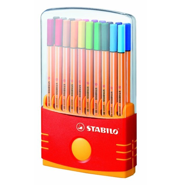 STABILO   point 88 Fineliner colorparade of 20 assorted colours   20 per pack GOODS M&S