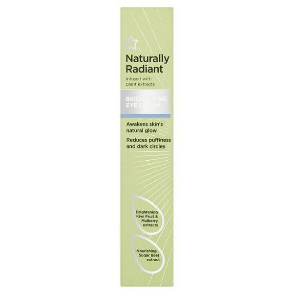 Superdrug Naturally Radiant Brightening Eye cream 15ml GOODS Superdrug