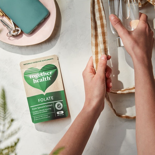 Together Health Folate – Natural Folic Acid – 30 Capsules GOODS Superdrug