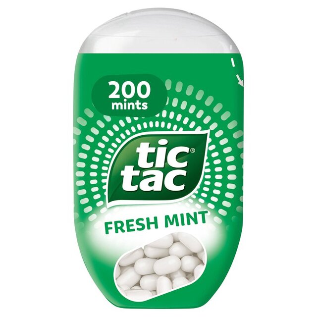 Tic Tac Fresh Mint Mini Sweets Bottle Pack 98g - McGrocer