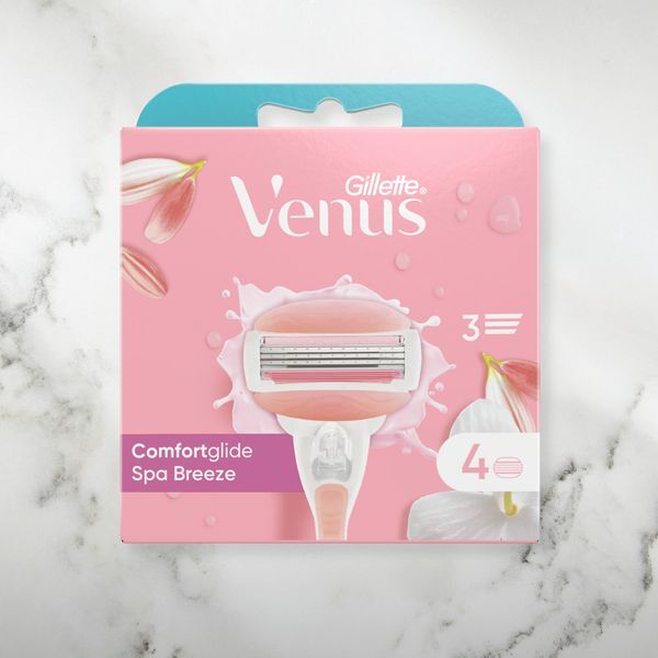 Venus Comfortglide Spa Breeze Razor Blades x4 GOODS Superdrug