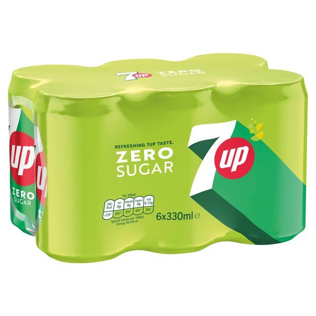 7UP Zero   6 x 330ml - McGrocer