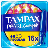 Tampax Pearl Compak Regular Tampons With Applicator X 16 GOODS ASDA