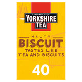 Yorkshire Tea Biscuit Brew x40 Tea Bags 112g All tea Sainsburys
