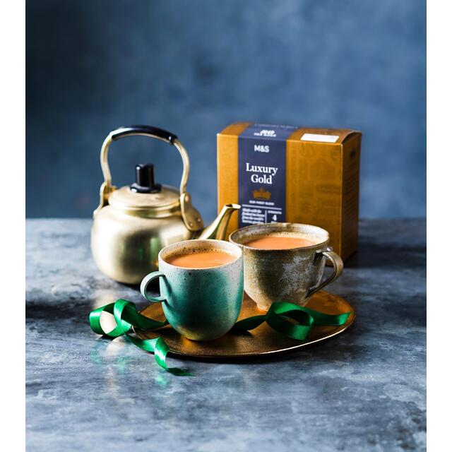 M&S Fairtrade Luxury Gold Teabags   80 per pack - McGrocer