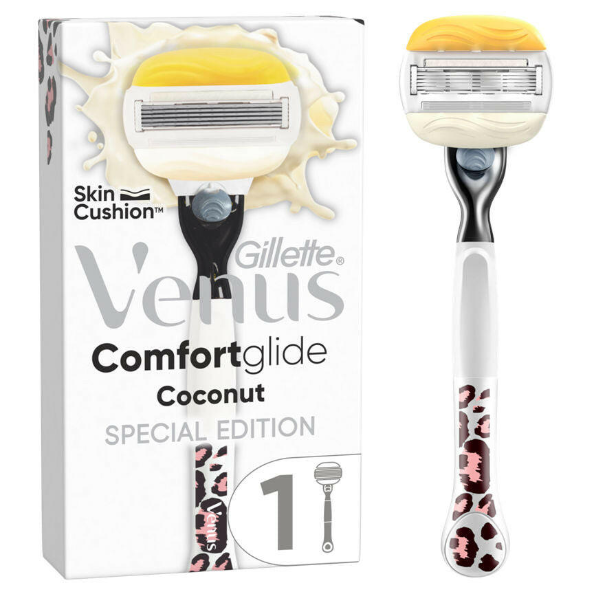 Venus Comfortglide Coconut Special Edition Razor - 1 Blade Women's Toiletries ASDA